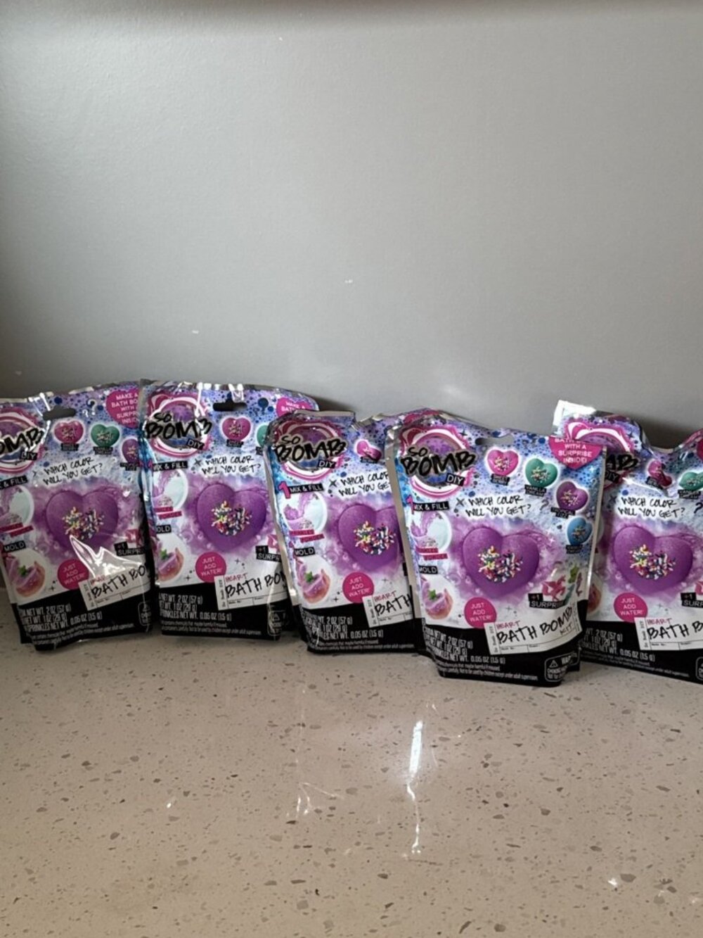 5 DIY Bath Bomb Heart Kit